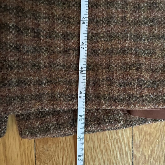 LL Bean vintage wool long tweed overcoat - Picture 10 of 13